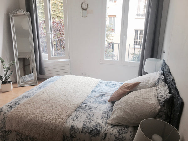 Maurice (the dog), Nicolas and Maurice welcome you in their home sweet home, in  Paris, France Cosy in Batignolles Private room in rental unit vacation rental 20673785