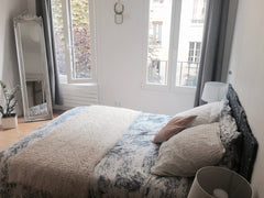 Maurice (the dog), Nicolas and Maurice welcome you in their home sweet home, in  Paris, France Cosy in Batignolles Private room in rental unit vacation rental 20673785