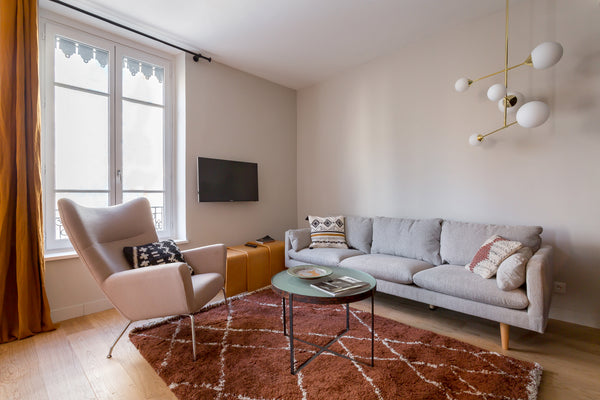 Furnished and decorated by an architect, this luxury apartment of 59m², located  Lyon, France Liberté- 2 bedrooms furnished rental - lyon 03 Entire rental unit vacation rental 23619226
