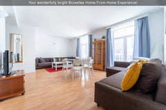 Modern, spacious, self-contained 2 bedroom, 1 bathroom, 71m2 apartment. Central  Brussels, Belgium Homely Modern City Central Apartment (EU District) Entire rental unit vacation rental 49527821