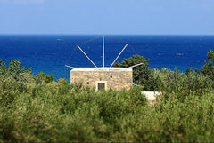 A classic Cretan windmill design, which in our days rarely exists in some areas  Athens, Greece [UNIQUE] Authentic Cretan Stone Windmill - AC - WIFI - SAT TV Entire home vacation rental 4344507