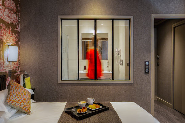 Treat yourself to an authentic getaway in the heart of Paris' Left Bank. In the  Paris, France Twin beds room with Parisian history Room in boutique hotel vacation rental 28355868