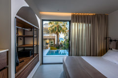 The Blanc suite is a luxury suite, located in a quite place in front of the sand Stalida, Greece Exclusive Suite with private pool & jacuzzi Entire serviced apartment vacation rental 47792660