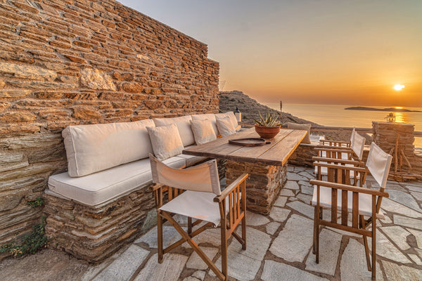 Enjoy this luxury brand-new two-floor villa and the magnificent sunset views tha Greece 