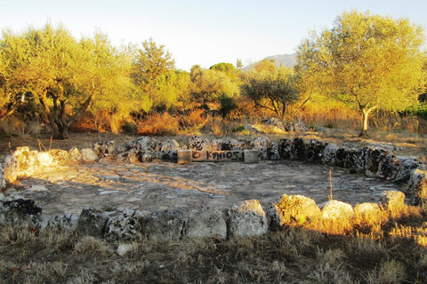 A renovated stone old house of 65 m2, in Xirosterni village, on a large plot of  Chania, Greece ALONI traditional cottage Earthen home vacation rental 15825514