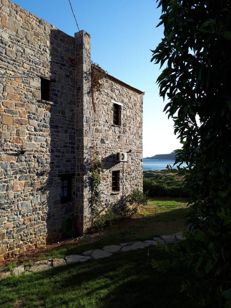 Our house is built in Agios Ioannis village,South of Crete, just a few meters aw Zografou, Greece Traditional stone house by the sea... Entire villa vacation rental 22710744