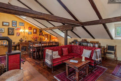Bright And Colorful Apt Under Vyšehrad Castle! in Prague provides accommodation   Attic apartment Vysehrad Entire loft vacation rental 39921006