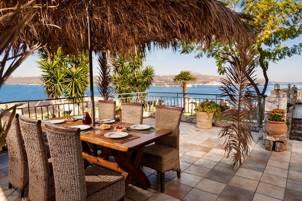 Villa Thalassea is a Private  Cretan manor Villa which holds on to what is left  Kalami, Greece Villa Thalassea...Sea view luxury Villa Entire villa vacation rental 5110751