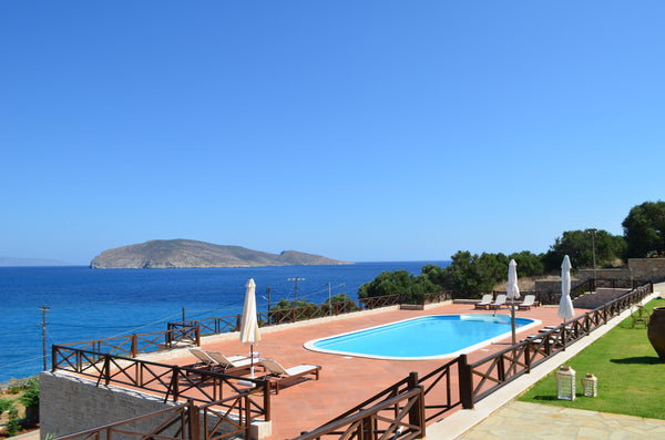 The house is located on the bottoms of a hill with an amazing view of Mirabello  Kavousi, Greece Tholos Boutique Houses(4-5 persons) Entire rental unit vacation rental 19565074