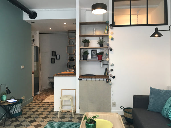 The bohème in Paris in this lovely open and bright space of 30 m2 located in a q Charpey, France Atelier d'artiste Pigalle, Montmartre Entire rental unit vacation rental 19967073