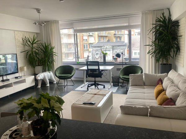 Nice modern appartment 100m2 : Big space livingroom 40m2  ( TV with Chromecast)  Antwerp, Belgium Antwerpen Appartement Entire rental unit vacation rental 26937582