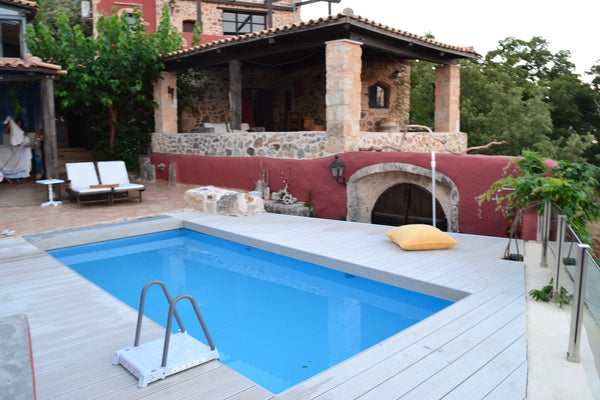 The villa can accommodate 7 to 10 people in an area of 200m2, with 4 bedrooms wi  Art Villa Kastellos Entire home vacation rental 22005542