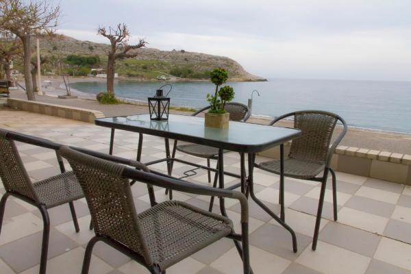 Our apartment is located in the town of Charaki just a footstep from the beach.  Greece Horizon View Apartment Entire rental unit vacation rental 31215950