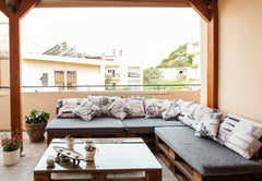 Welcome to my fully equipped apartment in a family neighborhood  near to Herakli Heraklion, Greece Apt with a great roof terrace Entire loft vacation rental 19512014