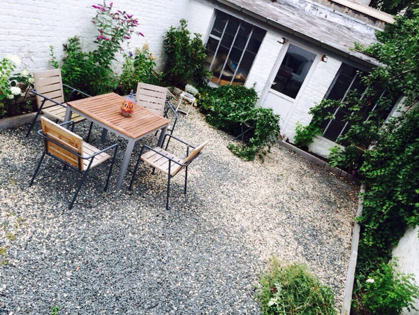 Cosy apartment 80 sqm with private garden in a quiet street, 10' walk from famou Brussels, Belgium Appt loft style EU with garden Entire loft vacation rental 3552218