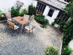 Cosy apartment 80 sqm with private garden in a quiet street, 10' walk from famou Brussels, Belgium Appt loft style EU with garden Entire loft vacation rental 3552218