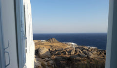 The place is located in paradise beach. There is a private road leading up to a   Bohemian Paradise, Paradise Beach Mykonos Entire condo vacation rental 36157842
