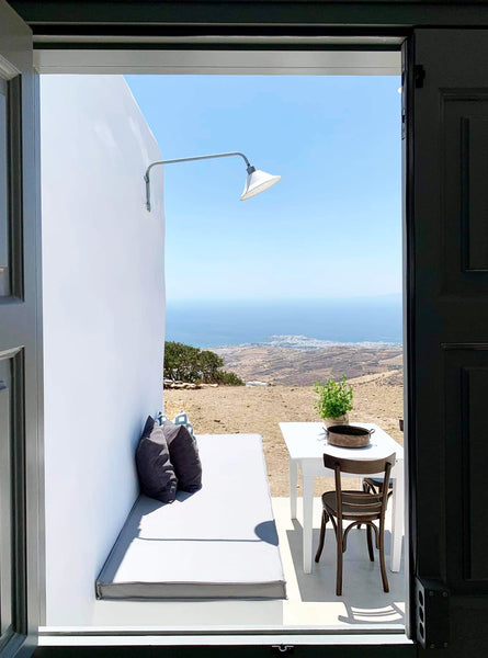 Traditional old barn converted to a cosy cycladic summer house with breathtaking Psychiko, Greece choma Cycladic home vacation rental 19972464