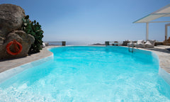 Villa in Halara (Super Paradise) of Mykonos | Sleeps 12 | 6 Bedrooms | 6 Bathroo Athens, Greece Villa Aether, Most secluded 6BD with Private Pool Cycladic home vacation rental 18796840