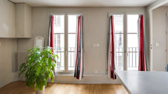 One king size bed in the bedroom and 3 seats Sofa bed in the living room with an Dublin, Ireland Paris City Center Apartment Louvre and Notre Dame Entire rental unit vacation rental 29152611