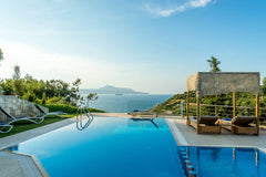 The villa consists of 7 bedrooms and 4 bathrooms separated into two floors. The  Chania, Greece Villa Ioanna with heated pool in Plaka, Chania Entire villa vacation rental 17688391