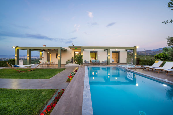 On the top of the hill only a few km from the city center Mythic Olive Villa off Chania, Greece MythicOlive villa-Private Heated Pool-Amazing view Entire villa vacation rental 22722837