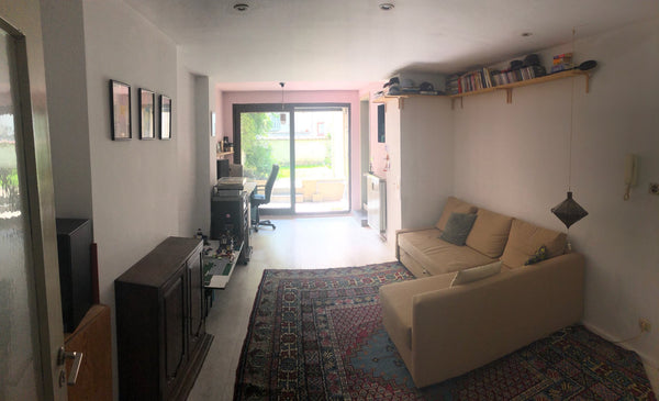 Agréable appartement 1 chambre 4 voyageurs ,  avec lit double  + divan-lit dans  Brussels, Belgium Appartement Bruxelles proximité place Flagey Entire rental unit vacation rental 40105848