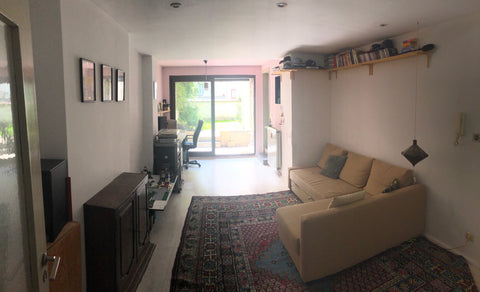 Agréable appartement 1 chambre 4 voyageurs ,  avec lit double  + divan-lit dans  Brussels, Belgium Appartement Bruxelles proximité place Flagey Entire rental unit vacation rental 40105848