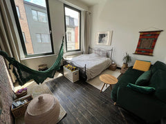 The high ceilings and brick wall make this room very charming. It is a sunny roo Antwerp, Belgium Sunny and charming room with private bathroom! Private room in townhouse vacation rental 636743786433126120