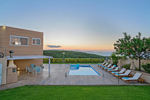 In the area of Agia Marina about 1 km away from the well known resort ,with a vi Chania, Greece Mistral Seaview Villa in Agia Marina Chania Entire villa vacation rental 15244827