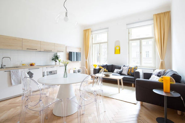 Newly renovated and furnished apartment in a hip location full of cafés and rest Czechia Stylish large apartment 2 minutes from metro Entire rental unit vacation rental 22483285