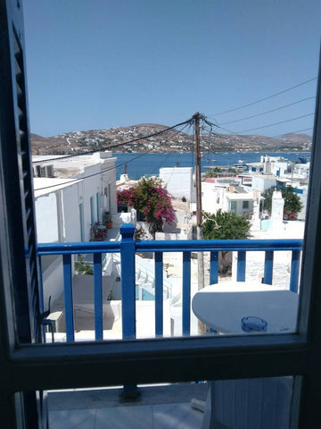 The apartment is located at highest spot of the old town of Paroikia. Just 150   Athens, Greece Kastro Apartment - Paroikia old down Entire rental unit vacation rental 26498311