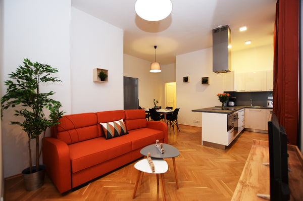 Nice 2 bedroom apartment in the walking distance to the city center. Perfect for Prague, Czechia ❤️️pragueforyou❤️️Marvelous 2 bedroom apartment Entire rental unit vacation rental 22202370