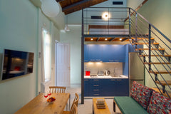 Apart gold is on the first floor of the propert having nice view in the patio.It Heraklion, Greece Twin Circle Athens Apart Gold Room in aparthotel vacation rental 49165122