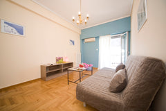 It is 60m2 apartment and consists of a sitting room, two bedrooms, a kitchen roo Athens, Attica, Greece Comfortable flat in heart of Athens Entire rental unit vacation rental 4649629