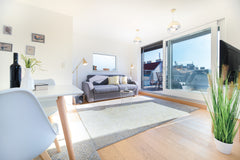 Open living space with wonderful large terrace which offers an incredible roofto Vienna, Austria Rooftop Terrace.Skylight City Loft.Air conditioner Entire loft vacation rental 31798722