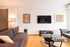 Large beautiful newly-renovated two-bedroom two-bathroom (one en suite) apartmen Athens, Greece Beautiful Spacious Luxury Apartment, Prime Central Athens Entire condo vacation rental 22510354