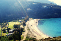 Our cottage located only 30meters from the water front, at Liparo bay, in the So Cholargos, Greece Superb beachfront cottage with wonderful sea views Cycladic home vacation rental 10759907