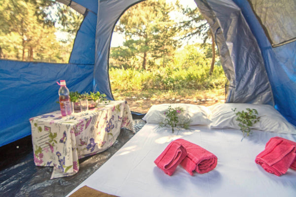 Are you looking for a serene, peaceful camp in a pine tree forest? Do you enjoy  Rhodes, Greece Camping Tent in Pine Forest Private room in tent vacation rental 4442082