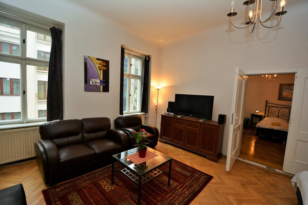 Štěpánská Apartment is a 2-bedroom apartment situated in Prague 1.  Only 150 m f Prague, Czechia Štěpánská Apartment / 120sqm in Center of Prague Entire rental unit vacation rental 19053567