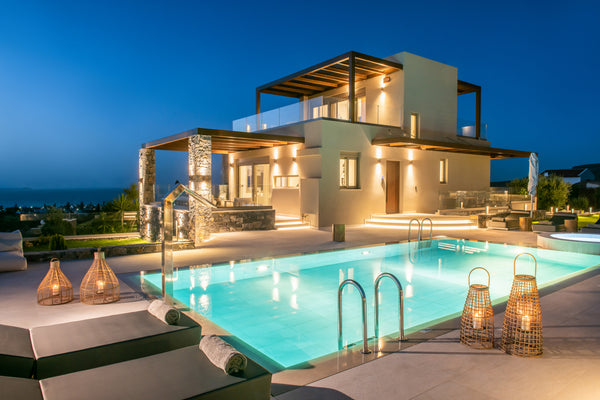 Immerse into the serenity of Crete and experience a concept of sophisticated and  KYMO Instyle Villa - Sea view Private pool Jacuzzi Entire villa vacation rental 49956808