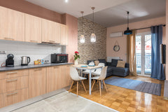 Experience the history of Athens in a new, stylish 2 bedroom apartment decorated GR Rest Sleep Repeat by museum-1 Entire condo vacation rental 50256536