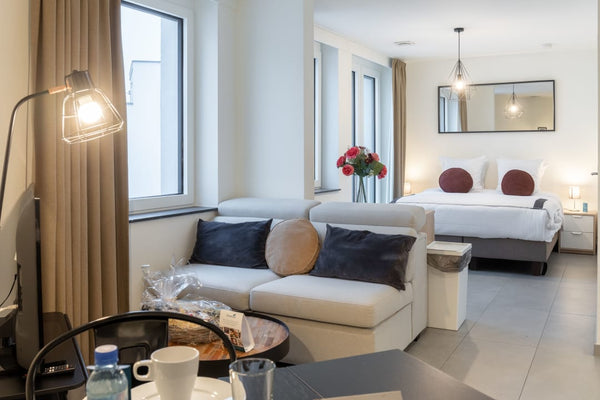 This beautiful studio apartment is full of comfort and the big windows are offer Brussels, Belgium Sweet Inn | Cozy studio near the Royal Park Entire rental unit vacation rental 40414938
