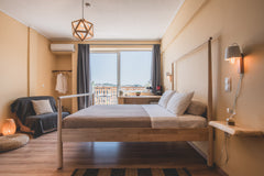 A cozy 1-bedroom flat for 3 people on the 6th floor, facing one of the most cent Ilion, Greece Acropolis View Apartment - LivingStone Sapphire Entire rental unit vacation rental 33013896