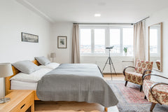Bask in heaps of natural light while fixing breakfast in a kitchen with skylight Prague, Czechia Sprawling City Views from an Enchanting Gem Entire rental unit vacation rental 25441830