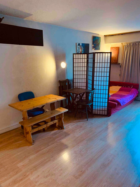 I propose a fully equipped studio -full kitchen, bath room with a bathtub, micro Paris, France A lovely studio with terrace at Paris 13 Entire condo vacation rental 3275982