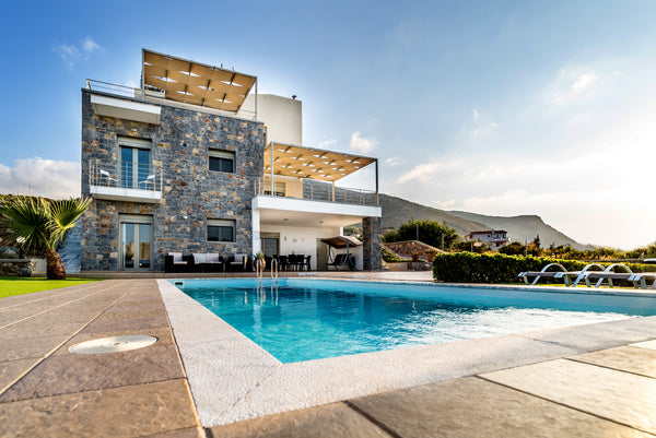 The Villa is set in a tranquil location on a hill slope in the outskirts of Hers Malia, Crete, Greece Aroma Villas - Villa Lavender Entire villa vacation rental 11595025