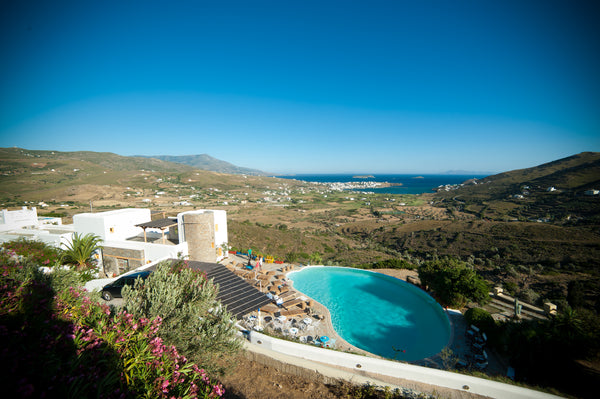 Built on the hill, only 5 minutes away from the port of Andros. It consists of t  Villa with breathtaking view & pool Entire villa vacation rental 5371774