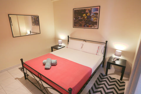 Apartment with bedroom, living room, kitchen and bathroom.  Fully equipped for a GR Kleisthenes' apartment Entire rental unit vacation rental 30518985