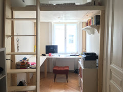 Schönes Durchgangszimmer mit Hochbett und Working Space in einer gemütlichen 4er Vienna, Austria Schönes Hochbett+Working Space/Volksopernviertel Private room in rental unit vacation rental 34495136